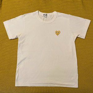 Comme des Garçons PLAY T-Shirt with Gold Heart